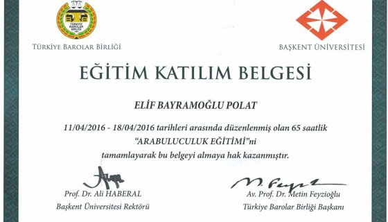 Sertifikalarımız
